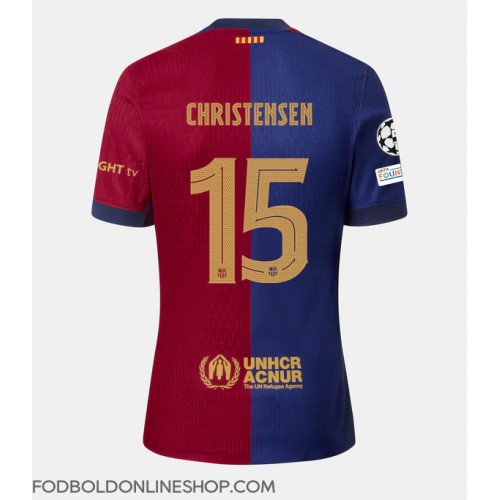 Barcelona Andreas Christensen #15 Hjemmebanetrøje 2024-25 Kortærmet